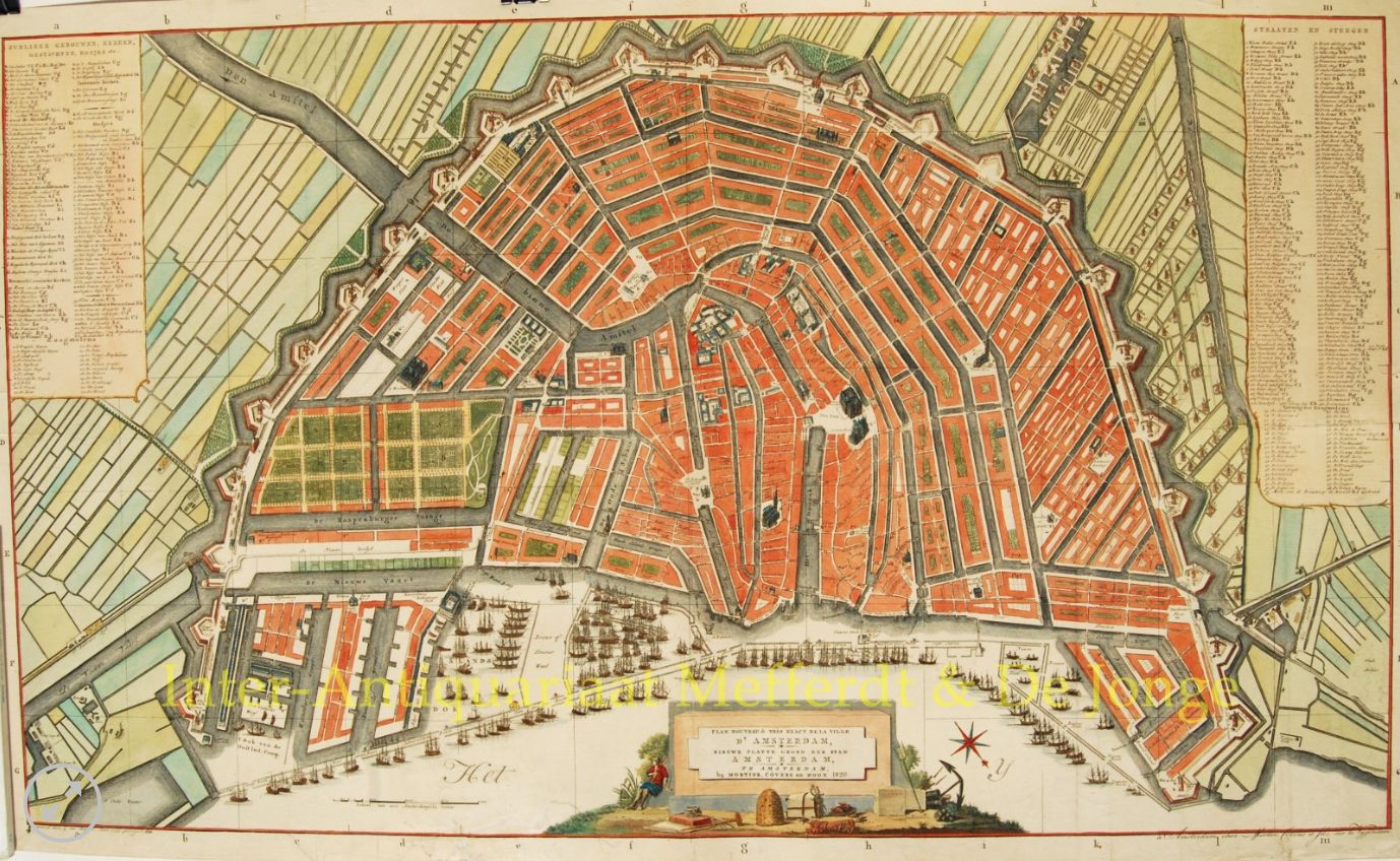 Map of Amsterdam 1795