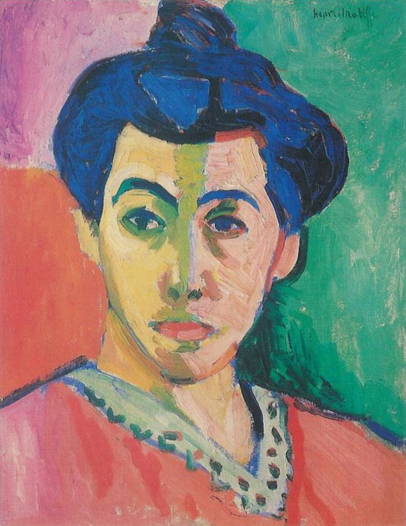 Henri Matisse, Retrato fauvista de la señora Matisse/La línea verde, 1905
